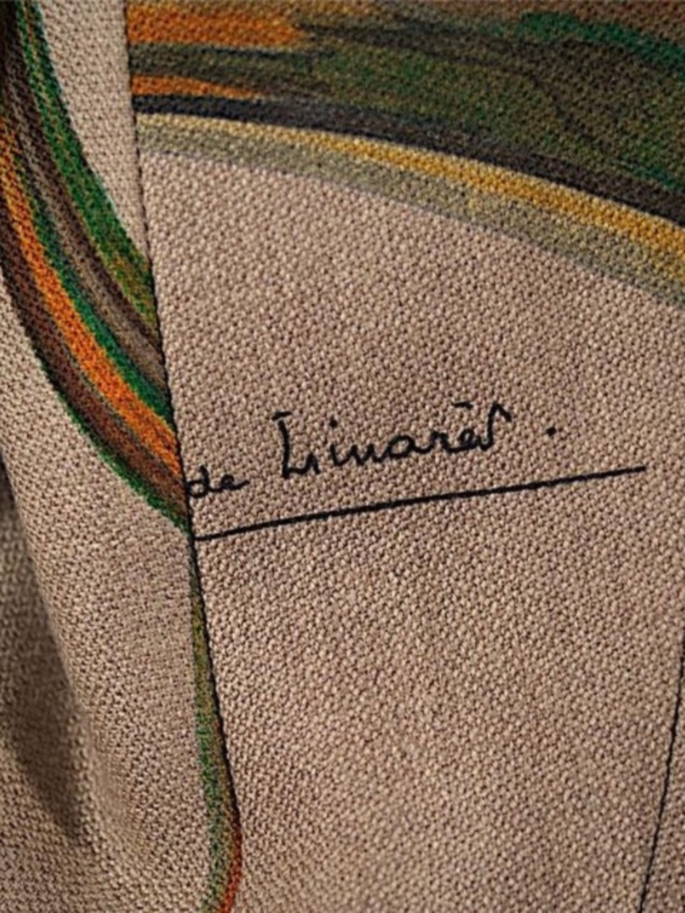Hermes Rare cashmere blend printed coat jacket - Picture 4 of 10